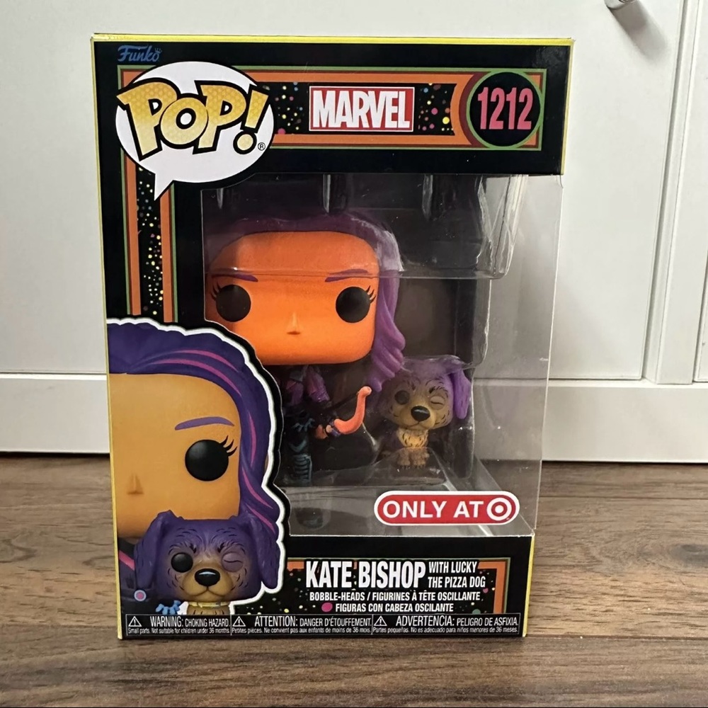 Funko POP! Marvel Kate Bishop (Black Light - Target Exclusive) #1212